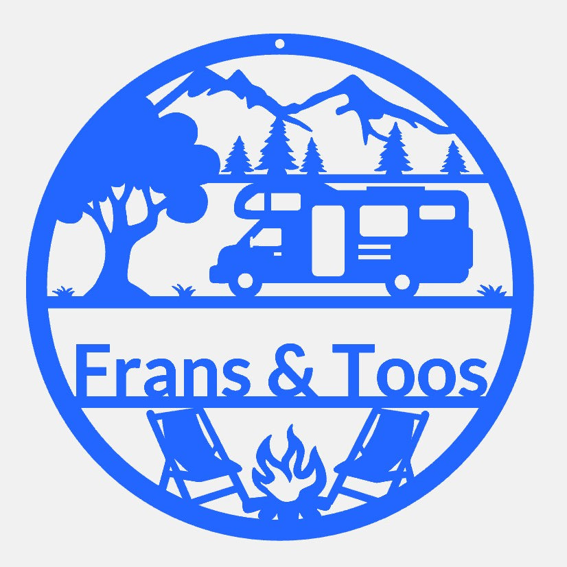 Wandbord Camper