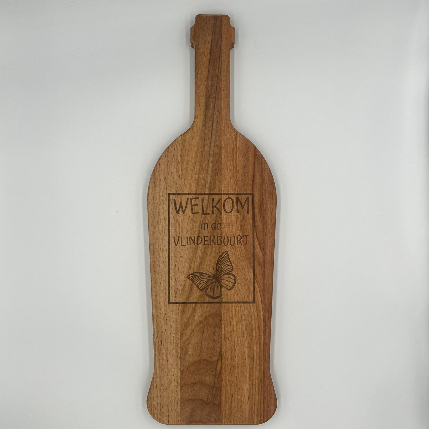 Borrelplank Wijnfles