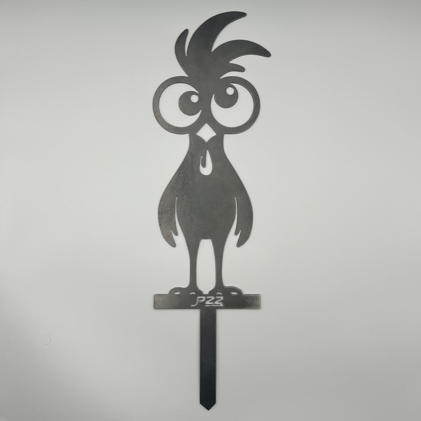 Kip Piet - Tuinsteker Cortenstaal