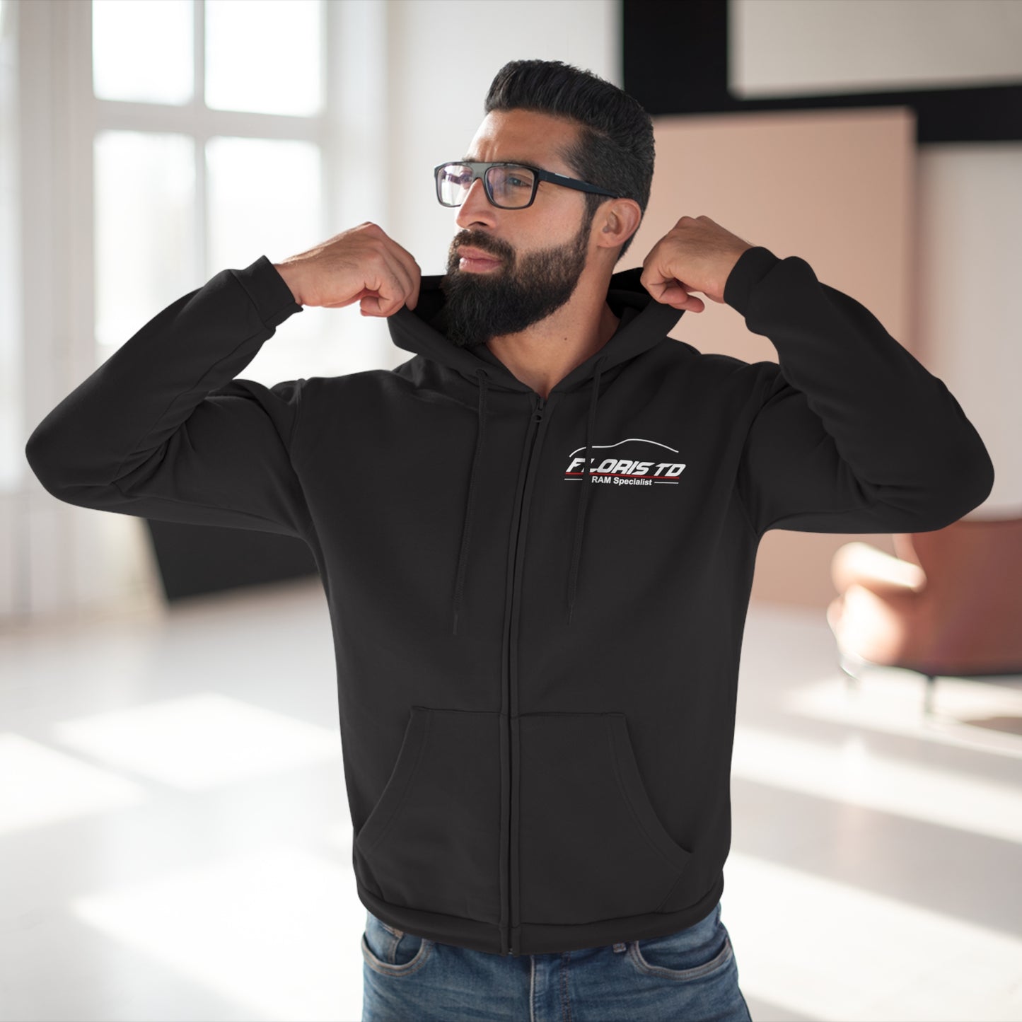 FlorisTD – RAM Specialist Hoodie met Rits