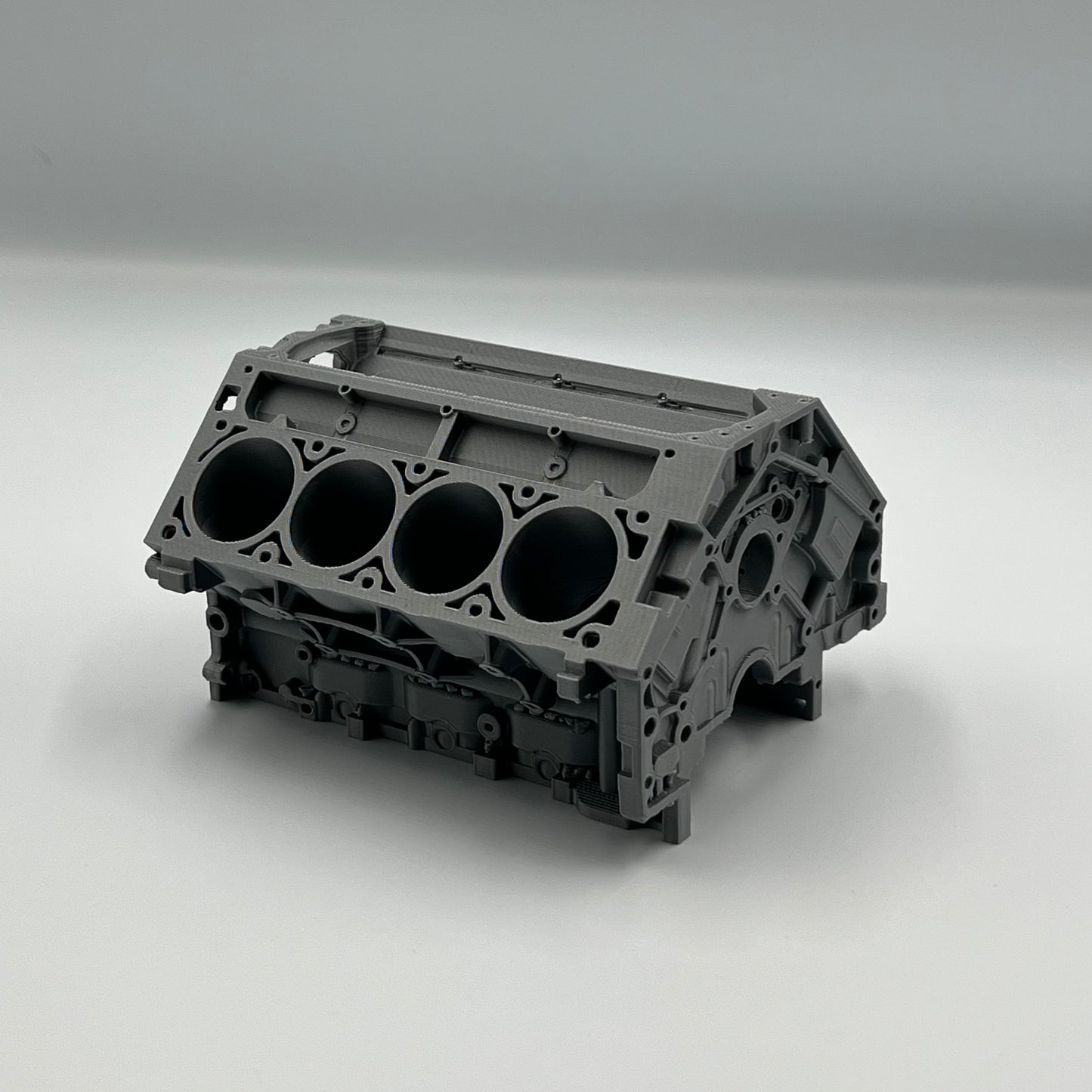 V8 Motorblok pennenbak met visitekaarthouder