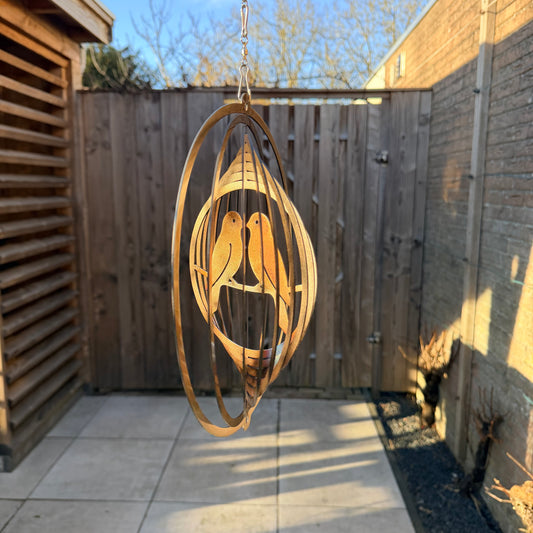 Wind Spinner Lovebirds